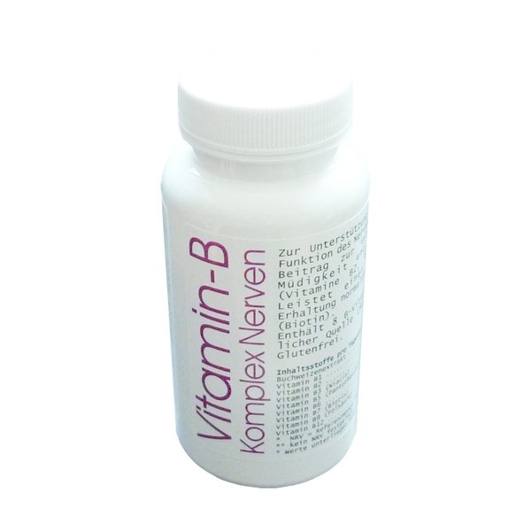 Vitamin-B-Komplex Nerven 90 Tage-Kur / 90 Kapseln / 58 g