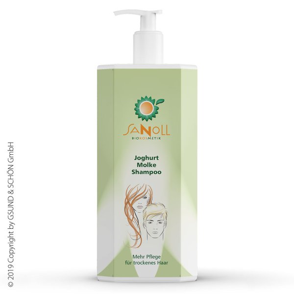 Sanoll Joghurt Molke Shampoo 1 Liter für trockenes Haar